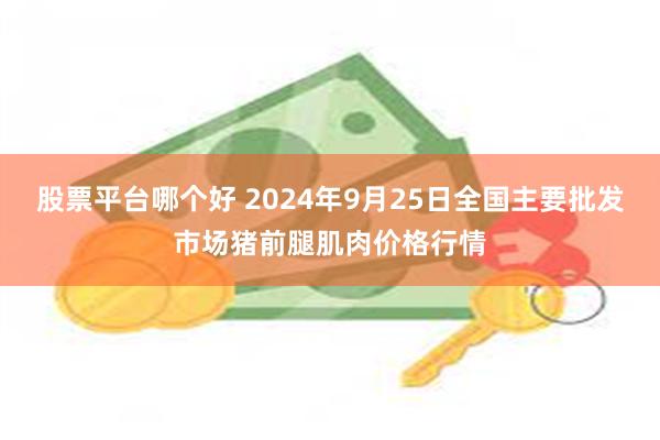 股票平台哪个好 2024年9月25日全国主要批发市场猪前腿肌肉价格行情