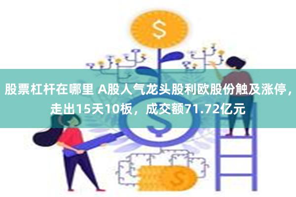 股票杠杆在哪里 A股人气龙头股利欧股份触及涨停，走出15天10板，成交额71.72亿元